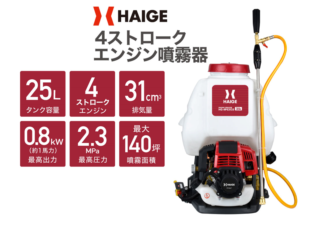 2021激安通販 トップワンマーケット共立 エンジン式 ミニ背負動噴 SHRE105G