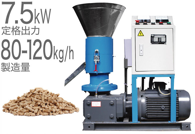 ペレタイザー 定格出力22kW ペレット 製造機 木質 飼料 肥料 HG